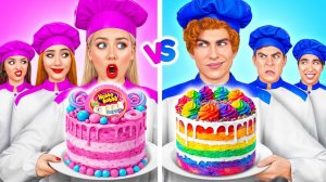 Кулинарный Челлендж# Мальчики VS Девочки # Эпичная Битва с Едой от Jelly DO Challenge