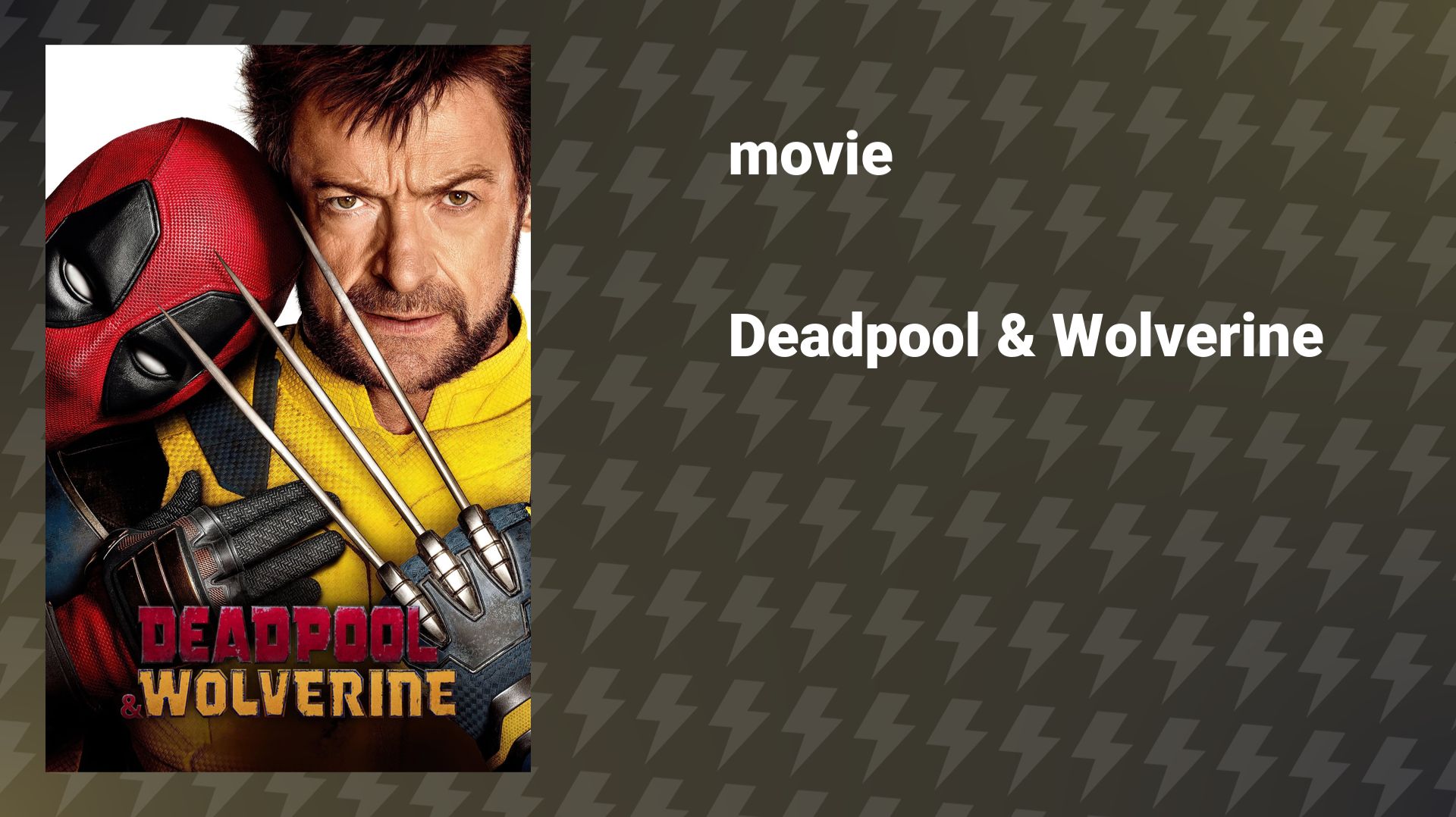 Deadpool & Wolverine (movie, 2024) смотреть онлайн
