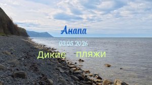 Анапа 03.05.2026 про дикие пляжи