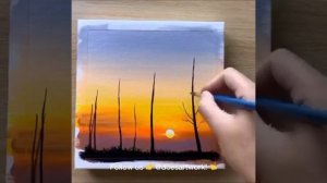как нарисовать пейзаж