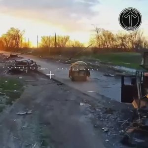 🇷🇺💥🇺🇦Контроль путей снабжения и ликвидация используемых в логистике наземных беспилотников ВСУ.