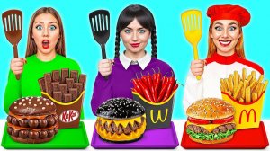 Кулинарный Челлендж# Уэнсдей Против Бабушки # Кухонные Войны от TeenDO Challenge