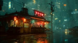 Lofi Zen – Rainy Night at the Neon Ramen Bar   Cyberpunk Chill for Focus and Relaxation   4K