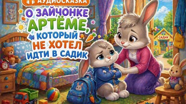 Сказка на ночь зайчонок Артем не хочет идти в садик