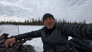 Трудовая рыбалка на хариуса | Скорее всего это закрытие снегоходного сезона | Завершение