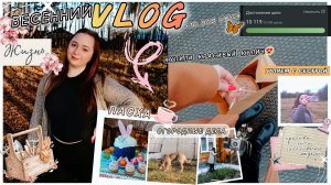 весенний VLOG🌺Пасха🐣красим яйца|Занимаюсь огородными делами|10.000 ШАГОВ|как дольше сохранить брус