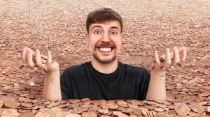НАПОЛНИЛ ЗАДНИЙ ДВОР ДРУГА МИЛЛИОНАМ МОНЕТ! MRBEAST МИСТЕРБИСТ НА РУССКОМ мистер бист