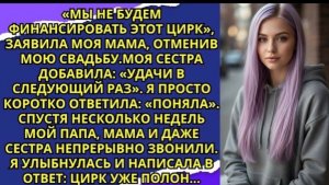 Моя мама отменила мою свадьбу, сказав  «Мы не собираемся финансировать этот цирк» — тогда я!
