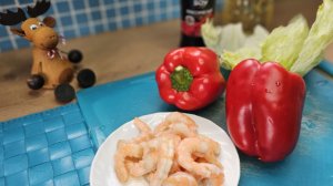 🦐🫑Креветки с перцем в аэрогриле!
🌯 15 мин, и вкусно, за щеками хрустит!