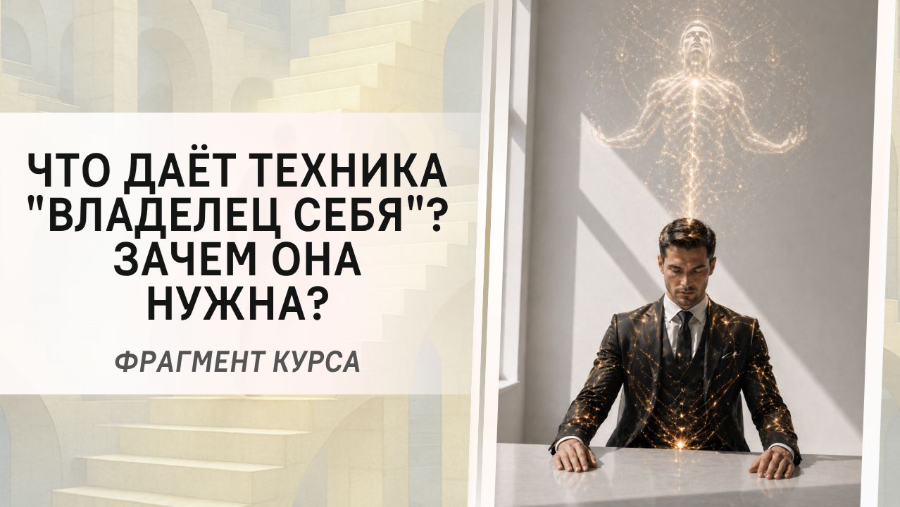 Что даёт техника "Владелец себя"? Зачем она нужна?
