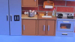 Миниатюрная кухня! Играем в игрушки и продукты