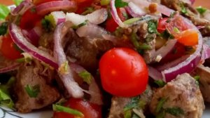 Мой ходовой салат из КУРИНОЙ ПЕЧЕНИ, выручает всегда!