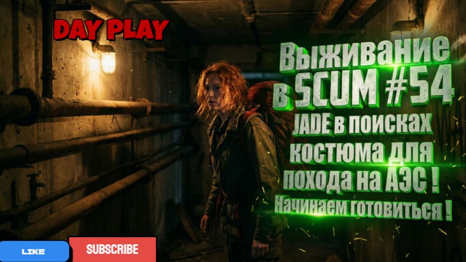 Выживание в SCUM #54 JADE в поисках костюма для похода на АЭС ! Начинаем готовиться к походу !