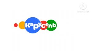 телеканал Карусель в виде Гумми Бер на английском