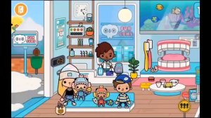 🍿 Toca boca. Ева и её семья.  4 сезон 3 серия ~♡ Тока бока домик, стоматолог и мини рынок ♡~