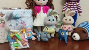 Готовые игрушки, покупочки и мне они очень нравятся 🥰🥰🥰