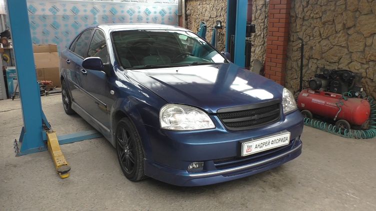 Замена комплекта ГРМ и помпы на Chevrolet Lacetti 1,6 Шевроле Лачетти 2008 1часть