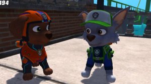 Щенячий патруль. Paw Patrol. Щенки чинят сломавшийся мост.  Для детей. ч 8