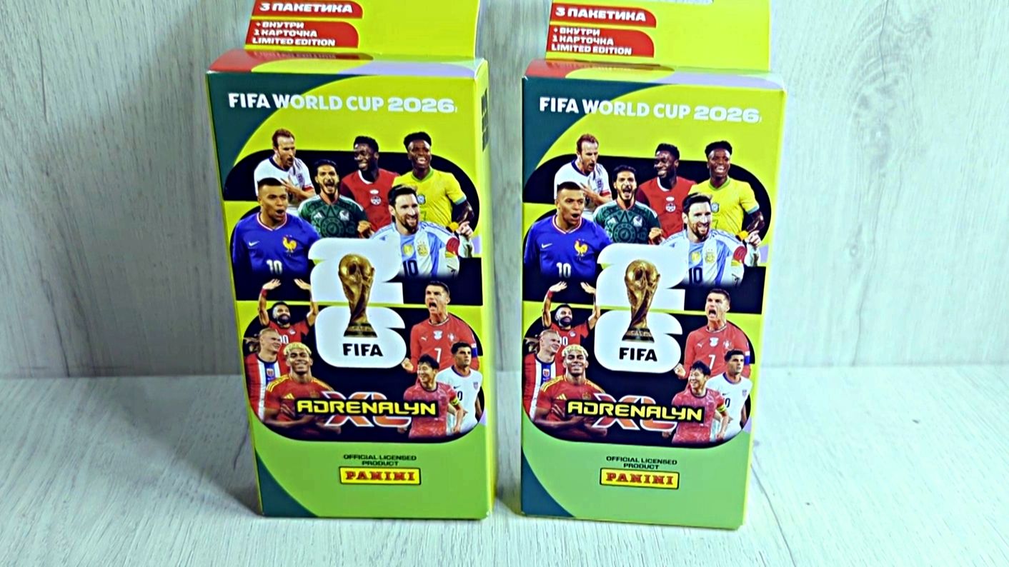 Panini World Cup 2026 Adrenalyn XL - 2 блистера