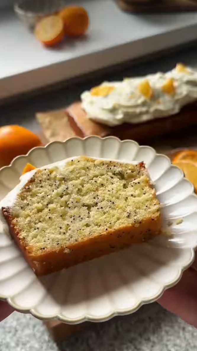 🍋Влажный Лимонно маковый кекс ✨🥧