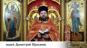 иерей Димитрий Просяник, проповедь в Неделю о расслабленном