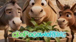 ПРО ОСЛОВ И КРАПИВУ немецкая скороговорка