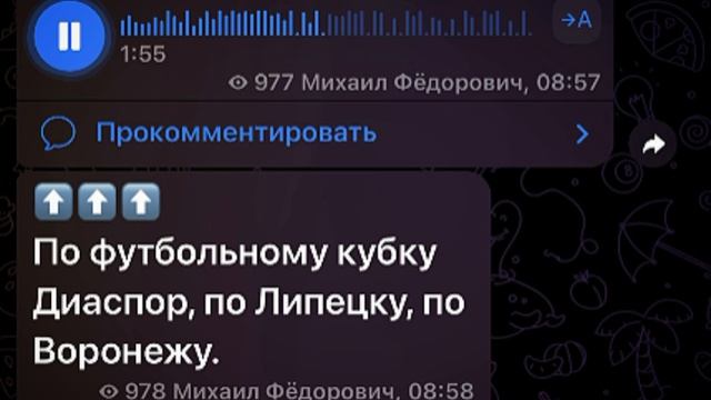 По поводу футбольного кубка Диаспор