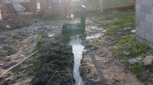 Фильтр воды для дома в узком кессоне - вода из болота
