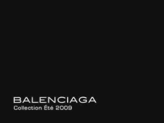 Показ коллекции Balenciaga весна-лето 2009