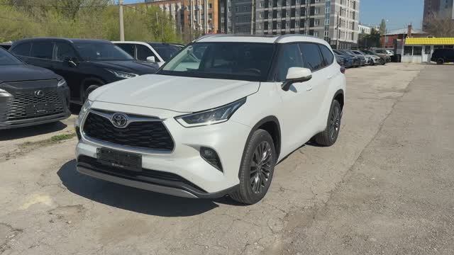 Toyota Highlander белый смотреть онлайн