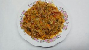 Капуста с беконом