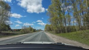 Дорога Уфа - Бирск, май 2026