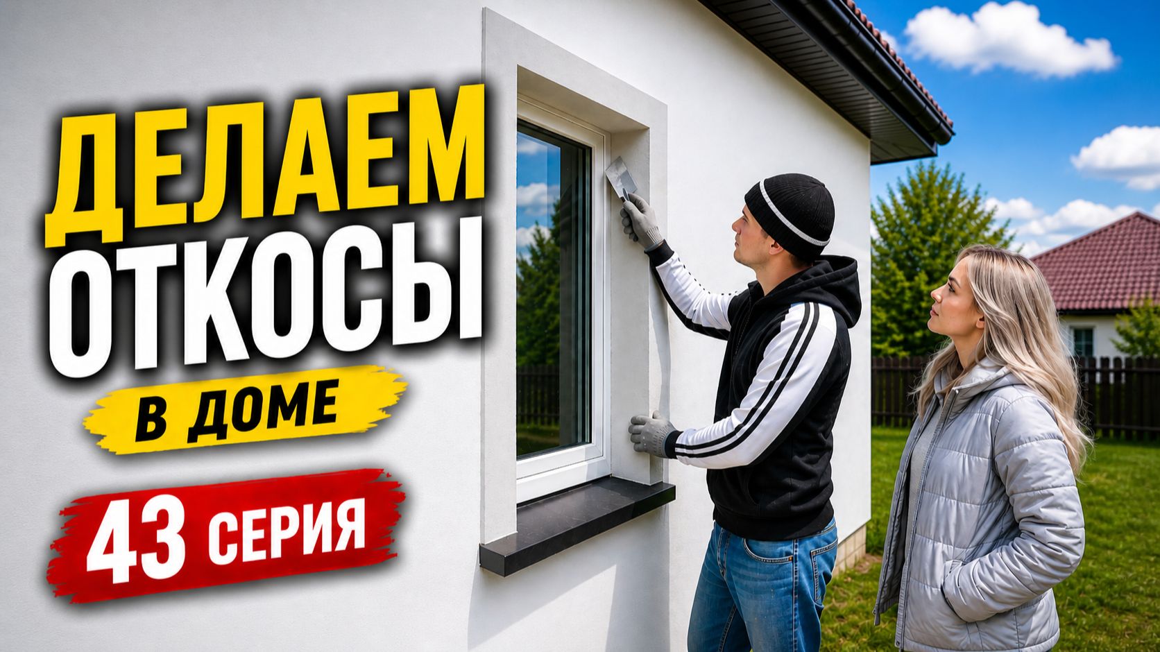 Делаем Откосы На Окнах / Договариваемся с Водоканалом (44 Серия)