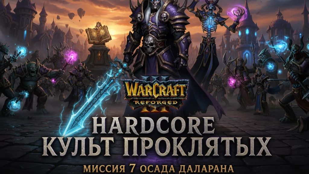 Warcraft 3 Reforged (Hardcore)➤ Культ Проклятых➤ Миссия 7➤ Осада Даларана