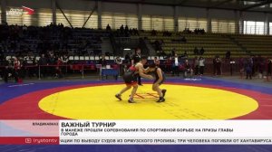 В Манеже прошли соревнования по спортивной борьбе на призы главы города