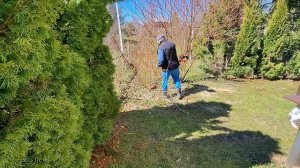 Прорвало водопровод. Весенние работы на даче.