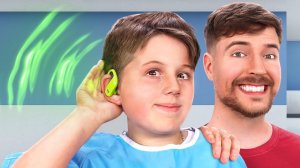 1,000 ГЛУХИХ ЛЮДЕЙ СЛЫШАТ ВПЕРВЫЕ! MRBEAST МИСТЕРБИСТ НА РУССКОМ мистер бист