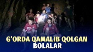 🍿 G‘orda qamalib qolgan bolalar qanday qutqarilgandi
