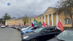 Более ста автомобилей и мотоциклов приняли участие в пробеге «Победим Вместе»