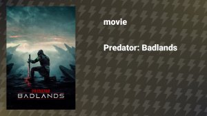Predator: Badlands (movie, 2025)