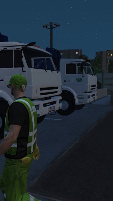 ПЕРВЫЙ НОВЫЙ ГРУЗОВИК КАМАЗ НА РАБОТЕ МУСОРОВОЗА В GTA 5 RMRP - КУТУЗОВСКИЙ #gta #rmrp #gta5