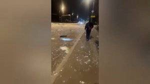 Мосфильмовская улица в Москве, где взорвался украинский беспилотник.