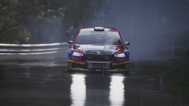 Assetto Corsa Rally (0.4) Skoda - Fabia RS Rally2 (2022). ALSACE Steigenbach (rain) 2026.05.04