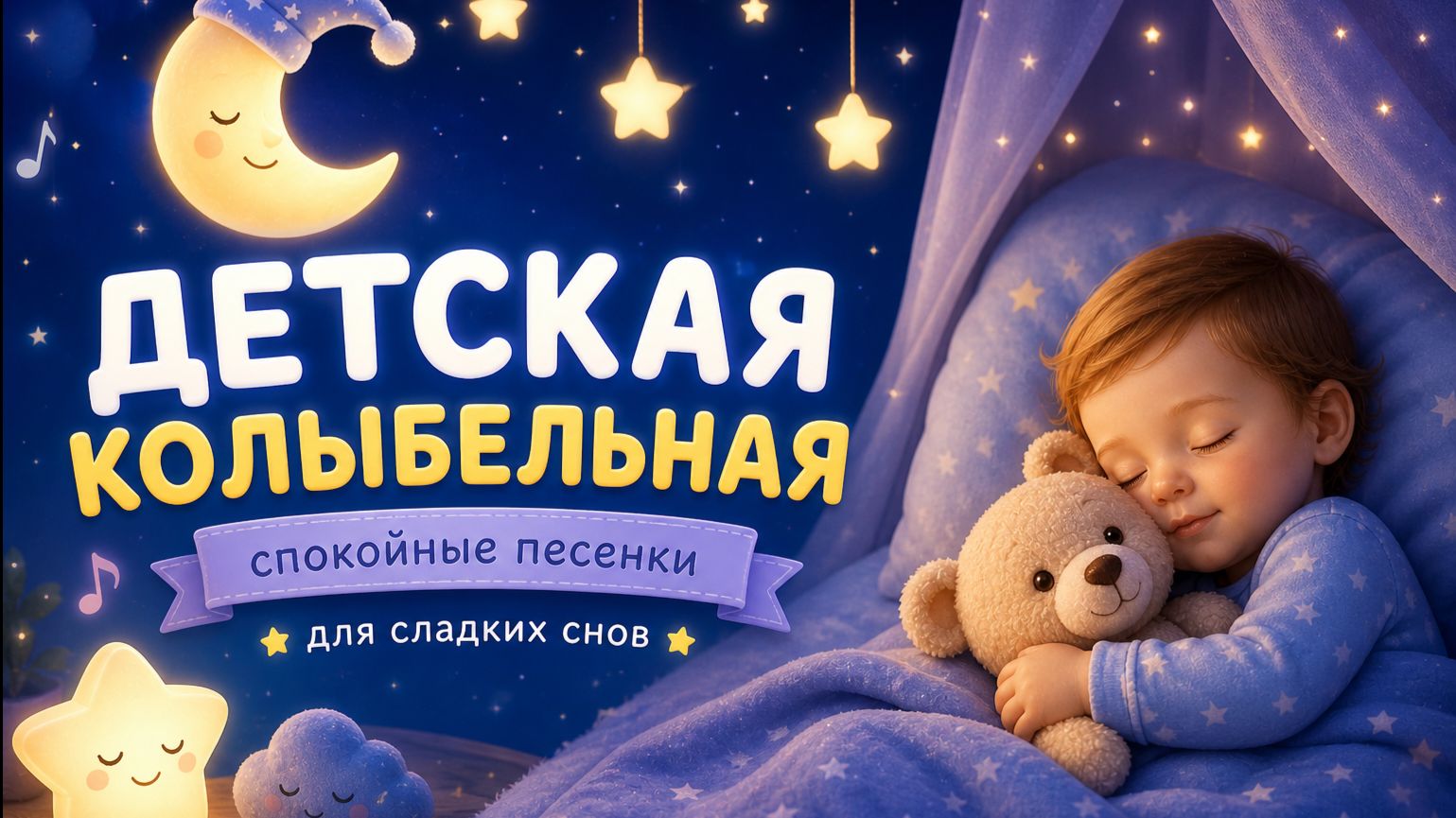 Колыбельная для детей 🌙 Уснёт за 5 минут | Глубокий сон без пробуждений | 3 часа