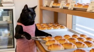 Котик - пекарь