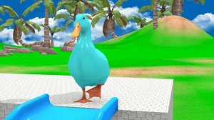 Long Slide Game With Cow Elephant Gorilla Hippopotamus Tiger - 3d Animal Game - Funny 3d Animals_par