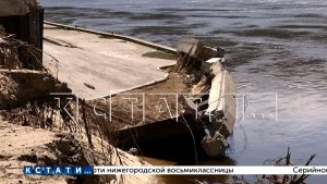 Набережную у Шуховской башни, которая должна была стать туристическим центром, смыло во второй раз