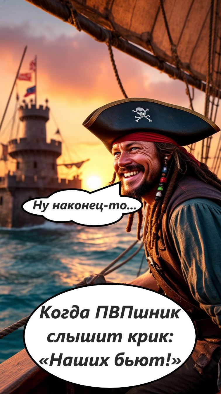 World of Sea Battle Когда ПВПшник слышит крик «Наших бьют!»