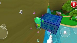 Hi Android Super Bear Adventure Все стикеры в начальной локации
