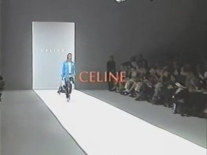 Показ женской коллекции Celine сезона весна-лето 2000. Часть 1.